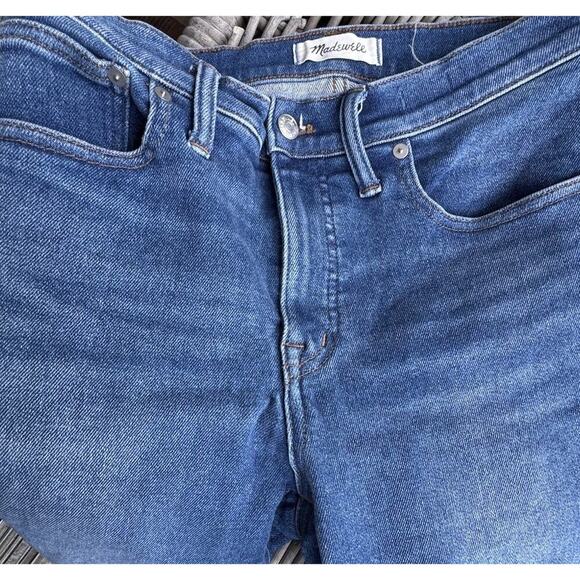 Madewell Womens Jeans Size 29 Cali Demi Boot Denim Jeans Stretch Frayed Hem READ - Picture 6 of 9